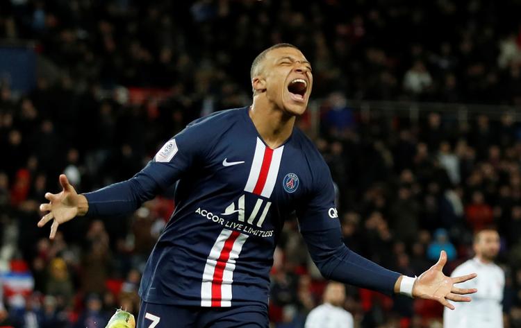I forrige sæson blev Kylian Mbappé topscorer i den franske Ligue 1, og han er også godt på vej i denne sæson, der dog er bremset af coronavirus. Foto: Gonzalo Fuentes/Ritzau Scanpix
