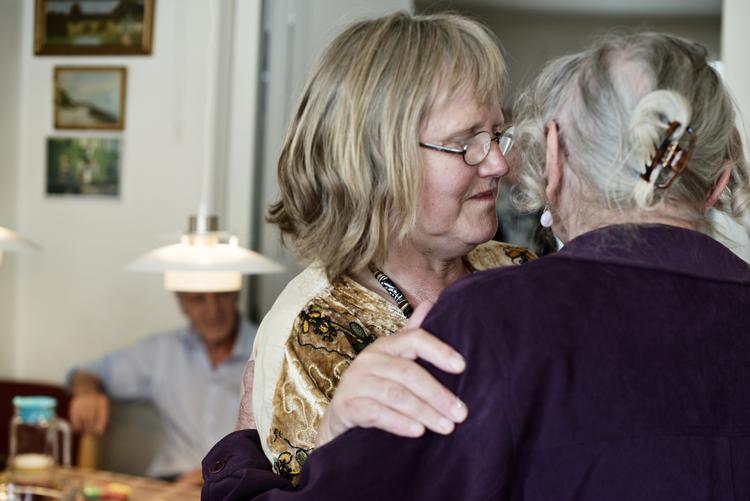 Værestedet Drys Ind. Her kommer psykisk sårbare, tidligere alkoholikere, og deres pårørende kan komme på besøg. Foto: Katinka Hustad/POLFOTO