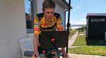 Jonas Vingegaard i aktion under dagens afsluttende etape i The Digital Swiss 5. Foto: Jumbo-Visma. 