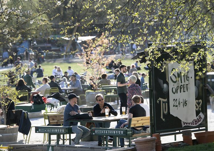 Stockholm fotograferet i onsdags.  Foto: 10040 Anders Wiklund/tt/Ritzau Scanpix