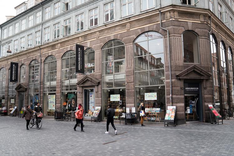 Boghandlerkæden Arnold Busck har erklæret sig konkurs, da likviditeten er sluppet op som følge af coronakrisen. Foto: Andreas Merrald/POLFOTO