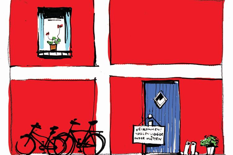 Arkivtegning Mette Dreyer