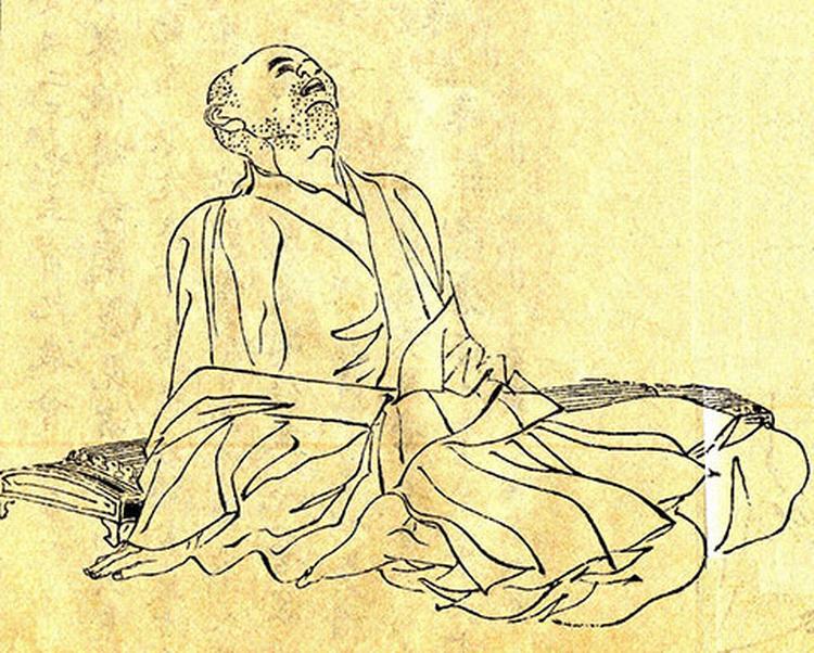 Hovedpersonen Kamo no Chomei isolerer sig på få kvadratmeter. Selv for et moderne menneske er der meget inspiration at hente i den 800 år gamle fortælling. Illustration fra bogen. Illustration fra bogen 