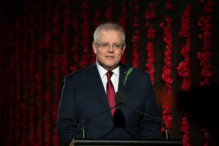 Den australske premierminister Scott Morrison ønsker en undersøgelse af årsagen til coronaudbrudet. Foto: Sean Davey/Ritzau Scanpix