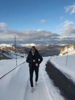 Mikkel Frankoch har nydt naturen på Færøerne, men glæder sig til at komme i gang med at spille fodbold, som ligesom var formålet med at tage til landklumperne i Atlanterhavet.  Foto: Privatfoto