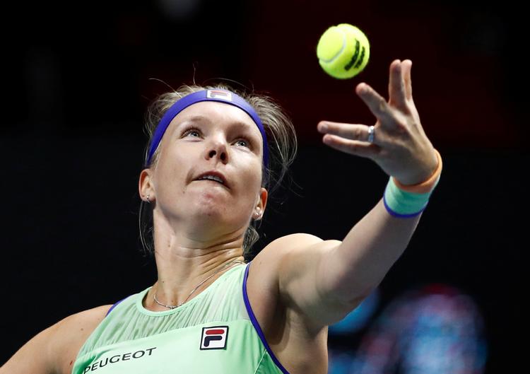 Kiki Bertens har et godt tag på turneringen i Madrid.   Foto: Anton Vaganov/Ritzau Scanpix