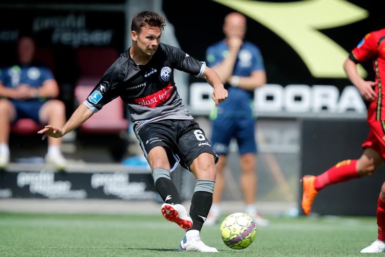 Mikkel Frankoch har tidligere spillet i Superligaen for Vendsyssel og optræder nu for HB Tórshavn.  Foto: Jens Dresling/POLFOTO
