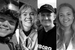 Sofie, Freya, Johannes og Celine troede de vidste, hvad de skulle næste år. Uvisheden får dem til at overveje det hele en ekstra gang. Foto: Privatfoto