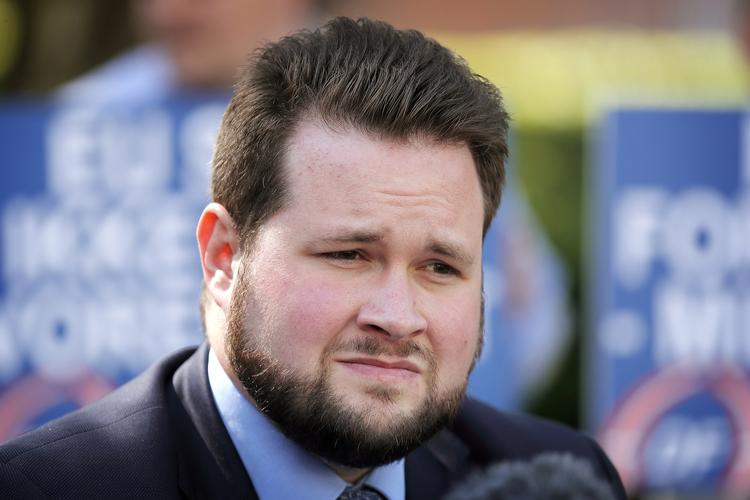 Medlem af Dansk Folkepartis hovedbestyrelse, Anders Vistisen, er på et hovedbestyrelsesmøde blevet sat på plads af de resterende hovedbestyrelsesmedlemmer. Det sker, efter at Anders Vistisen har udtalt sig kritisk om partiets ledelse i et interview med Avisen Danmark. Foto: Jens Dresling/POLFOTO