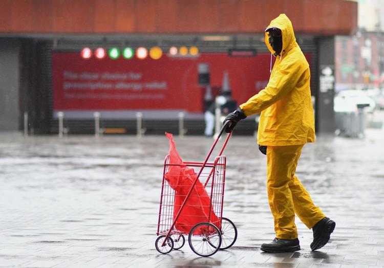 New York er det hårdest ramte område i USA, men nye prognoser spår store stigninger i dødsfald flere steder i USA, efterhånden som landet prøver at genåbne. Foto: Angela Weiss/Ritzau Scanpix