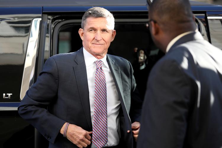   USA's justitsministerium vil droppe sin sag mod præsident Donald Trumps tidligere nationale sikkerhedsrådgiver Michael Flynn. (arkivfoto)  Foto: Jonathan Ernst/Ritzau Scanpix