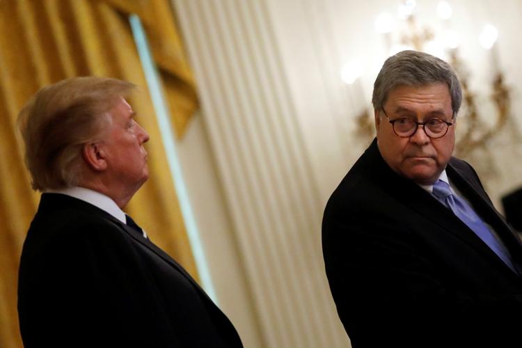 Justitsminister William Barr siger selv, at han ikke er under pres fra Trump. Foto: Carlos Barria/Ritzau Scanpix
