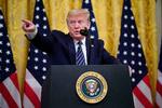 USA's præsident, Donald Trump, kaldte i lang tid coronavirussen for »den kinesiske virus«. Det skabte selvsagt gnidninger mellem USA og Kina. Foto: Mandel Ngan/Ritzau Scanpix