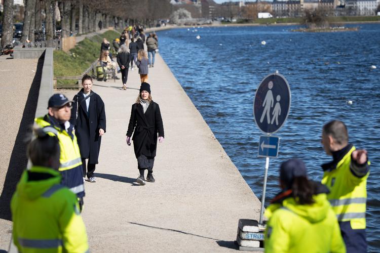 Ensretningen omkring Søerne er et godt eksempel på, hvordan coronaen satte sit præg. Foto: Foto: Andreas Merrald/POLFOTO