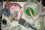 Kunstnerne skal svinge penslerne igen. Den passive kompensationsordning skal veksles til nye kunstprojekter, foreslår Billedkunstnernes Forbund. Foto: Miriam Dalsgaard/POLFOTO