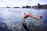     I 2002  indviede daværende  miljøborgmester Winnie Berndtson havnebadet på Islands Brygge. Siden er det gået stærkt.   Foto: Jens Dresling/POLFOTO