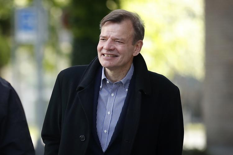 Fredag blev tidligere direktør i Udlændingestyrelsen, Henrik Grunnet, afhørt i Instrukskommissionen. Her ankommer han til retten på Frederiksberg. Foto: Jens Dresling/POLFOTO