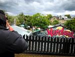 Mere ro end nogensinde før. Sådan lyder stamgæst Niclas Bøecks vurdering af Christiania, der er genåbnet efter otte ugers corona-nedlukning.  Foto: Per Munch