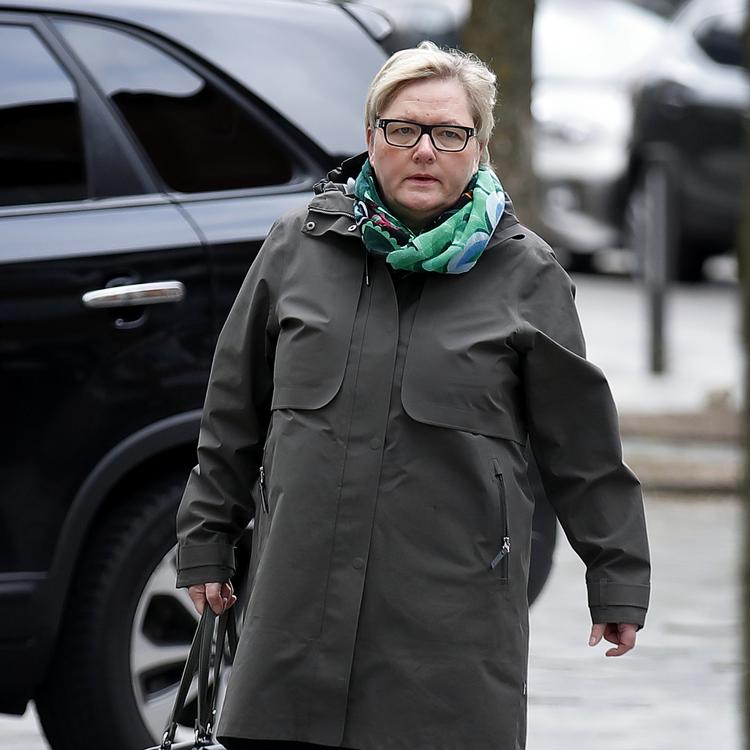 Lykke Sørensen på vej til dagens afhøringer. Foto: Jens Dresling/POLFOTO
