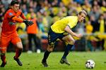  FC Midtjyllands målmand Jesper Hansen spillede en væsentlig rolle, da hans klub sidste år slog Brøndby  efter straffespark.  Foto: Jens Dresling