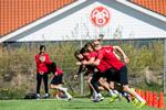 Nordjyllands Politi er begyndt at efterforske en mulig sag om matchfixing relateret til AaB. Billedet fra klubbens forårstræning er ikke relateret til den aktuelle sag. Foto: René Schütze/Fotograf René Schütze