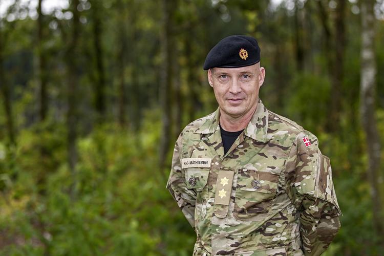 Den hjemsendte hærchef Hans-Christian Mathiesen er i dag blevet idømt fængsel i 60 dage. Foto: Heri Hammer Niclasen/forsvaret