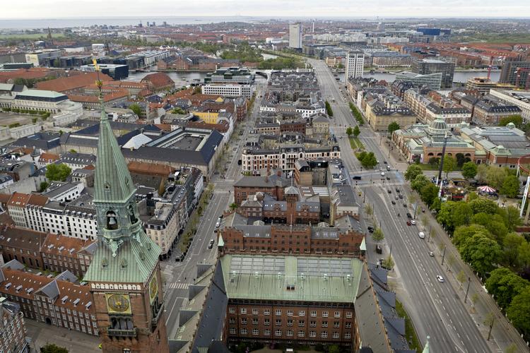 København er et af de sidste steder, hvor de offentlige ansatte kan komme på arbejde igen. Foto: Jens Dresling/POLFOTO