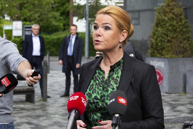  Inger Støjberg forklarer sig søndag i Instrukskommissionen. Foto: Finn Frandsen/POLFOTO