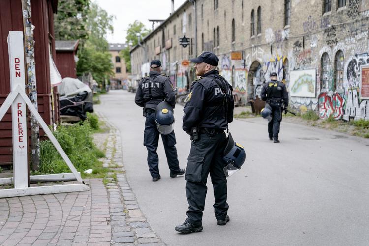En 58-årig mands død på Christiania undersøges nu af politiet (arkivfoto). Foto: Tariq Mikkel Khan/Ritzau Scanpix