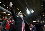 En Atlético Madrid-fan på Anfield 11. marts, hvor det endte med spansk sejr og plads i Champions League-kvartfinalerne. Dog ikke uden store omkostninger. Foto: Carl Recine/Ritzau Scanpix