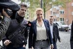 Inger Støjberg ankommer her til retten på andendagen af afhøringerne af den tidligere minister. Foto: Mads Nissen/POLFOTO