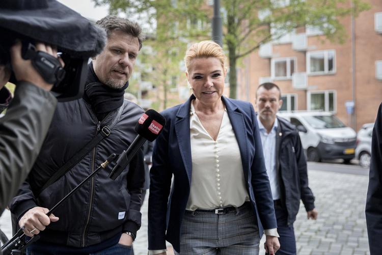 Inger Støjberg ankommer her til retten på andendagen af afhøringerne af den tidligere minister. Foto: Mads Nissen/POLFOTO