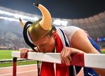 Karsten Warholm er bedste ven med hækkene i sin atletikdisciplin, og i Oslo skal nordmanden forsøge sig på en sjælden distance: 300 meter. Foto: Dylan Martinez/Ritzau Scanpix