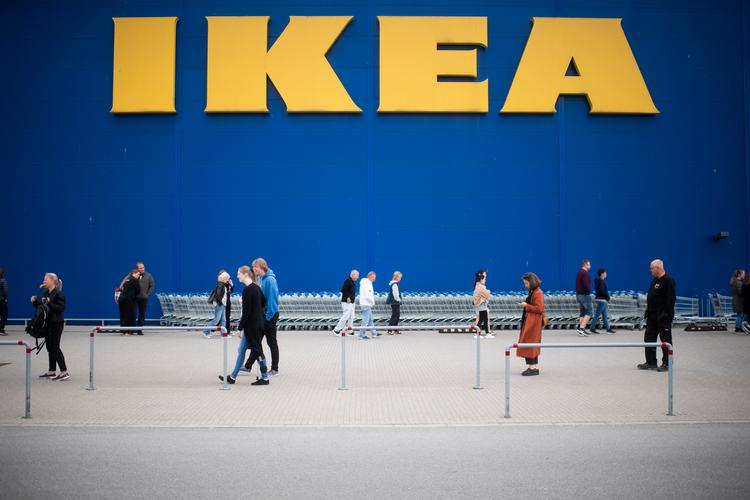 27. april genåbnede IKEA sine fem danske varehuse. Det huede ikke erhvervsminister Simon Kollerup (S).  Foto: Anthon Unger