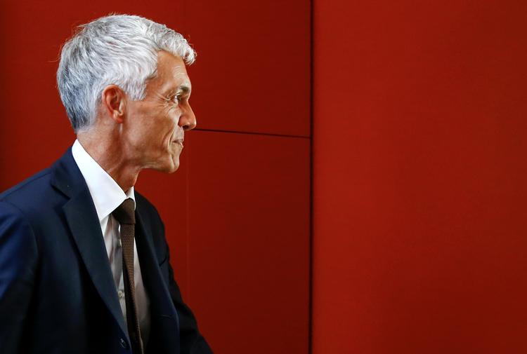 Den schweiziske statsanklager, Michael Lauber, står foran en rigsretssag for at have holdt hemmelige møder med præsidenten for Fifa, som han samtidig skulle styre efterforskningen mod.  Foto: Arnd Wiegmann/Ritzau Scanpix