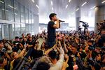 Joshua Wong er blevet et ansigt på kampen for politisk frihed i Hongkong. Allerede som teenager førte han an i masseprotester mod Kina. Foto: Jorge Silva/Ritzau Scanpix