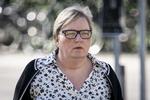 Lykke Sørensen, tidligere afdelingschef i Udlændinge- og Integrationsministeriet, blev torsdag igen afhørt i Instrukskommissionen. Hun er et centalt vidne i sagen om ordningen om at tvangsadskille alle asylpar, hvor den ene er under 18 år gammel uden hjemmel i loven. Det skete, mens Inger Støjberg (V) var integrationsminister.  Foto: Niels Christian Vilmann/Ritzau Scanpix