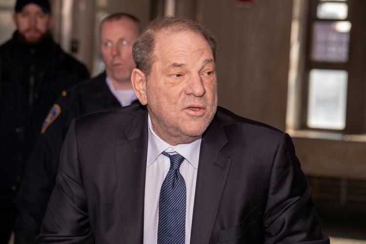 Harvey Weinstein ses her under retssagen tidligere på året, hvor han blev idømt 23 års fængsel.  Foto: Lucas Jackson/Ritzau Scanpix