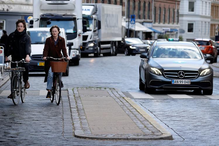 Nordre Frihavnsgade er i København er byens farligste for cyklister.    Arkivfoto Jens Dresling
