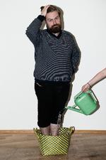 Komikeren Allan Gravgaard Madsen viste, hvor fremragende han er, når han som komponist skaber musik oven på for eksempel gamle Bachs 1700-talsnoder. Arkivfoto Kenneth Lysbjerg Koustrup