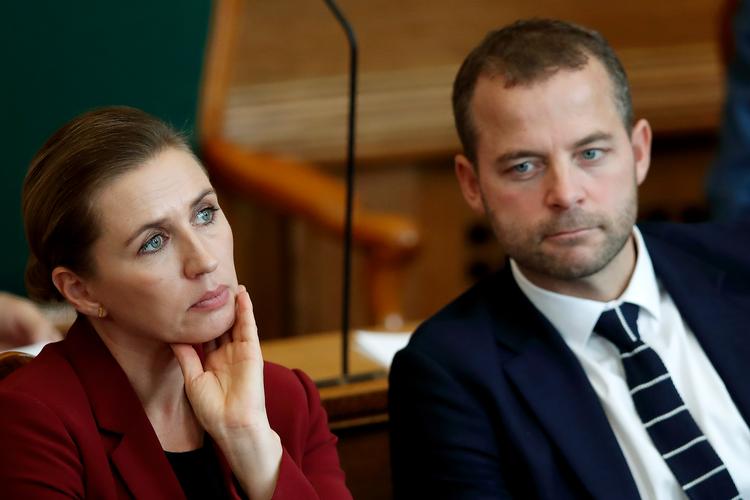 Folketingets åbningsdebat. Statsminister Mette Frederiksen (S) og radikales formand, Morten Østergaard. Foto: Jens Dresling/POLFOTO