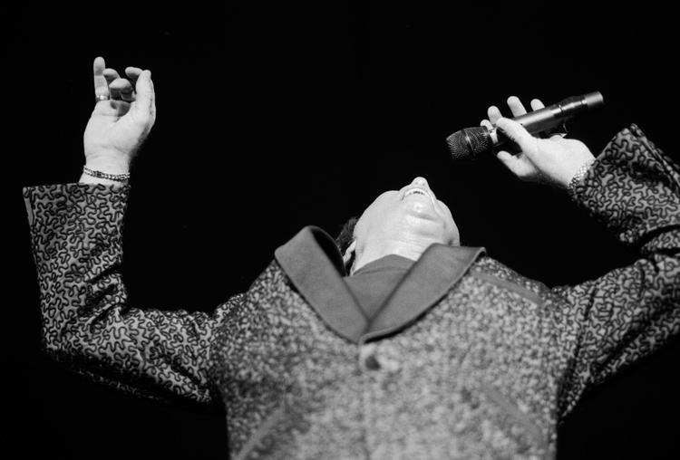 Tom Jones ses her, da han gav koncert i Tivoli i 1989. Foto: Tine Harden/POLFOTO