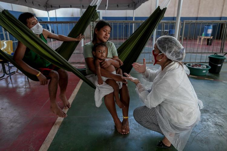 Kvægavlere og guldgravere har bragt coronavirussen ind i Amazonas' regnskov, hvor de oprindelige folk frygter for deres eksistens. Foto: Michael Dantas/Ritzau Scanpix