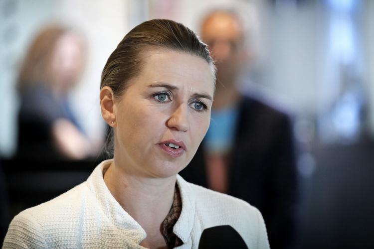 Statsminister Mette Frederiksens grundlovstale er i år filmet på forhånd og lagt  Facebook. Foto: Jens Dresling/POLFOTO