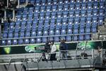  Tomme tribuner under kampen mellem Brøndby og SønderjyskE.   Foto: Jens Dresling/POLFOTO