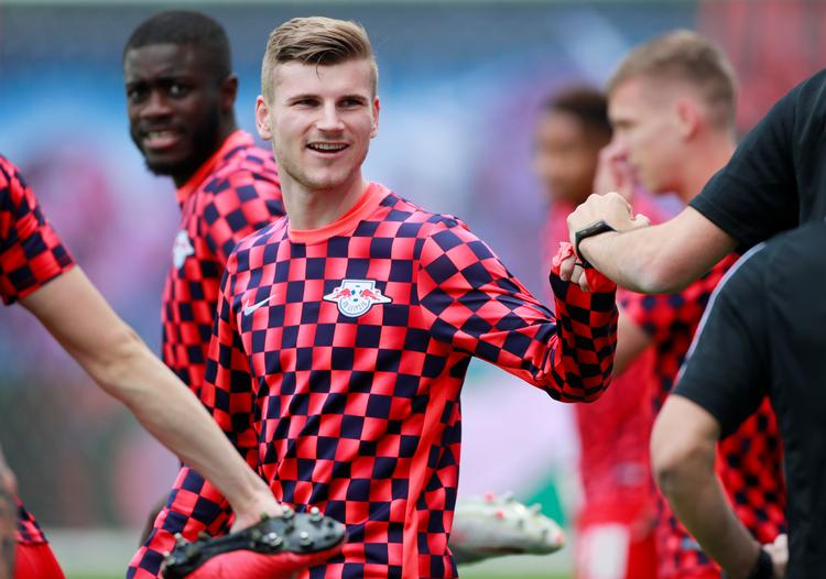 Timo Werner er en meget markant profil hos RB Leipzig, men mange medier er enige om, at han snart spiller i Premier League i stedet for Bundesligaen. Foto: Hannibal Hanschke/Ritzau Scanpix