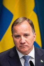    »Vores største fejl er, at så mange er omkommet i ældreplejen. Vi burde have testet flere, end vi har gjort«, sagde statsminister Stefan Löfven. Foto: Jonathan Nackstrand/Ritzau Scanpix
