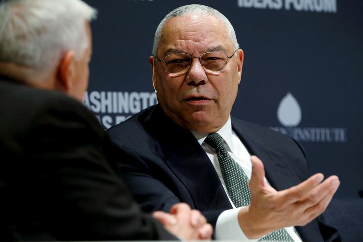 »Vi har en forfatning. Og vi skal følge den forfatning. Og præsidenten er drevet væk fra den«, siger tidligere udenrigsminister Colin Powell. Foto: Jonathan Ernst/Ritzau Scanpix