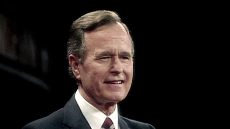 George H. W. Bush fremstår som lidt af et overmenneske i de første afsnit af dokumentar om Bush-familiens lange politiske liv  Foto: CNN/DR