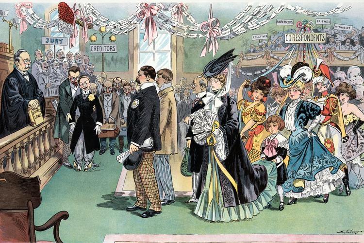 Tegning Samuel D. Ehrhardt, 1906. Public Domain